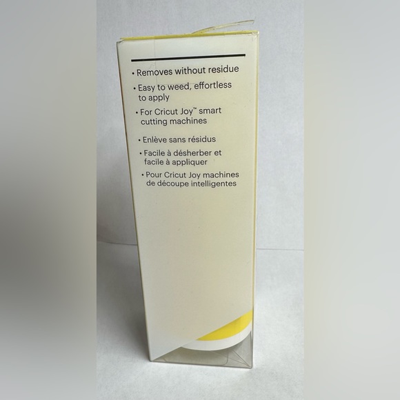 Cricut Joy Smart Vinyl Matte Bright Yellow Removable Vinyl #2 - Picture 3 of 3